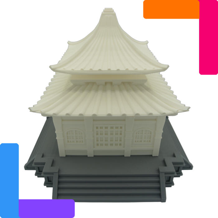 Tirelire à pourboires en forme de temple japonais