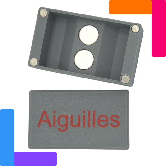 Boite à aiguilles aimantée